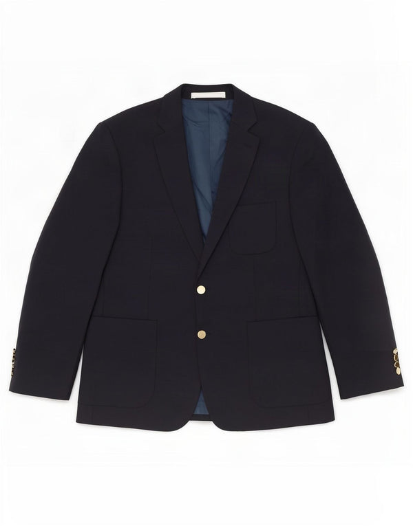 Jaqueta blazer masculina de 2 botões Marks & Spencer Reino Unido 40 azul marinho médio