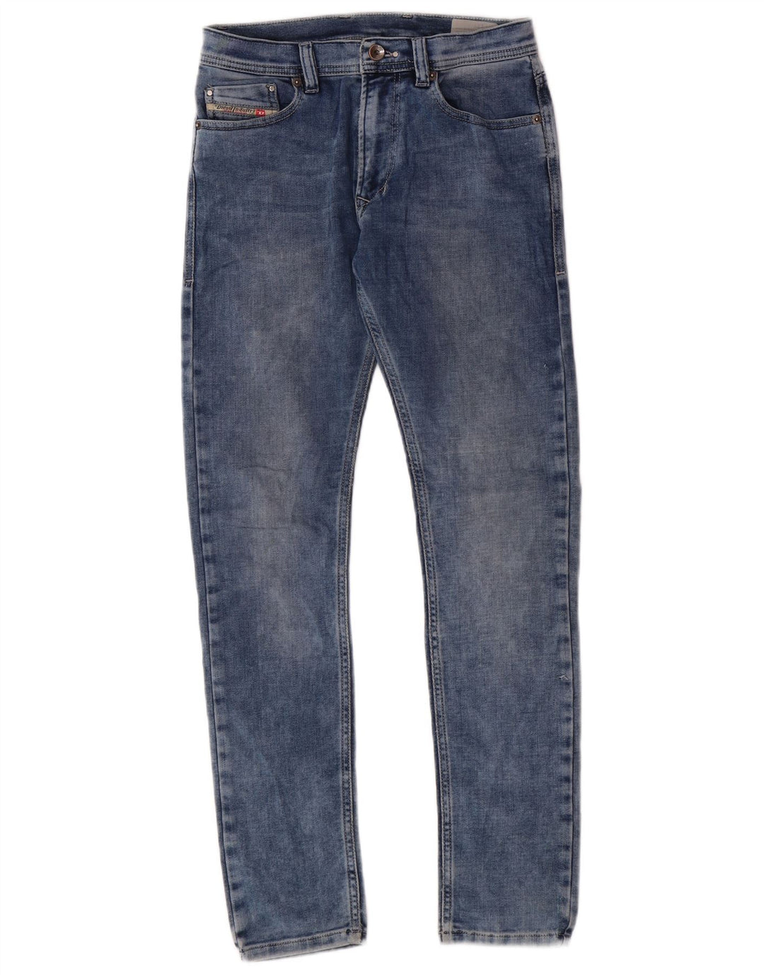 DIESEL Meninos Tepphar Slim Jeans 11-12 Anos W26 L30 Azul Algodão