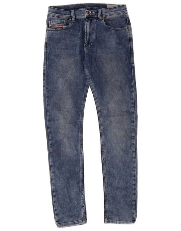 DIESEL Meninos Tepphar Slim Jeans 11-12 Anos W26 L30 Azul Algodão