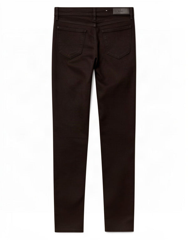 Calça legging feminina Dkny US 6 médio W30 L30 algodão borgonha
