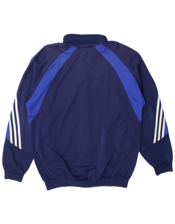 Adidas Mens Climalite Tracksuit Top Jacket UK 40/42 Médio Azul Marinho
