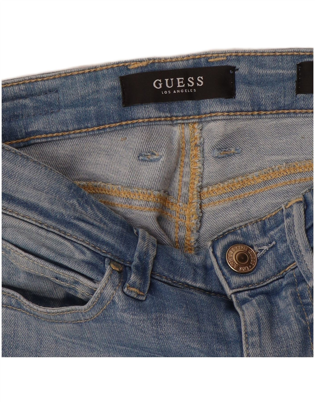 Guess Jeans Skinny Feminino W24 L27 Azul