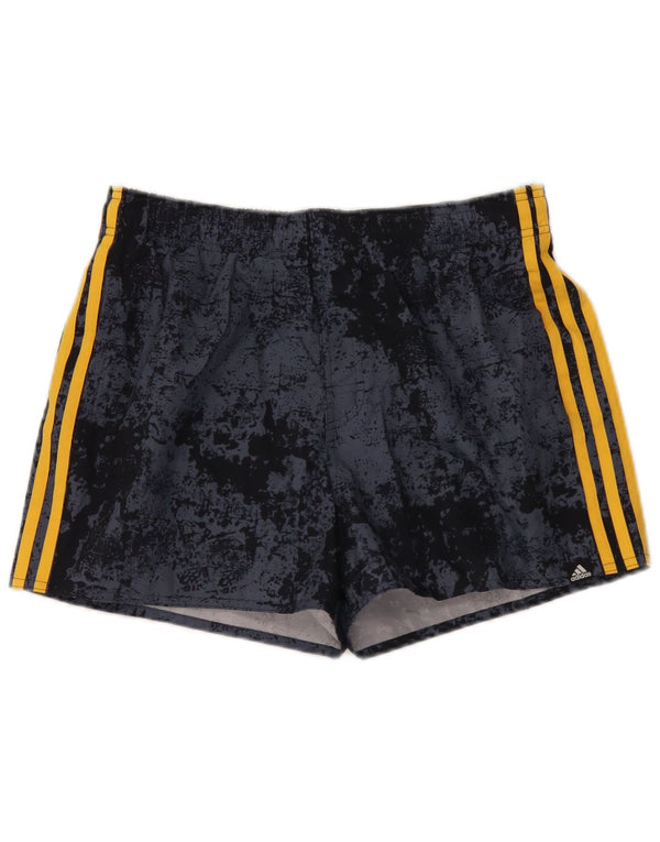 Adidas Mens Sport Shorts Médio Cinza Tie Dye Poliéster