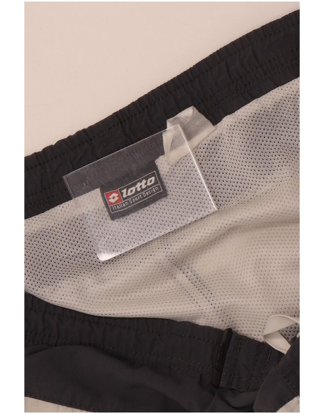 Shorts de natação masculino Lotto grande bloco cinza