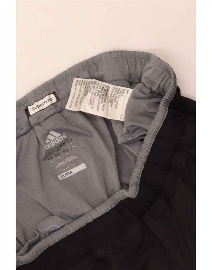 Adidas Womens Climacool Sport Shorts UK 12 Médio Preto Poliéster