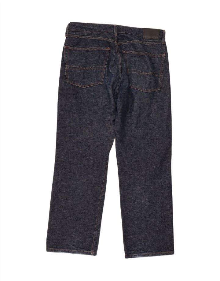 Hugo Boss Jeans retos femininos W36 L30 algodão azul marinho