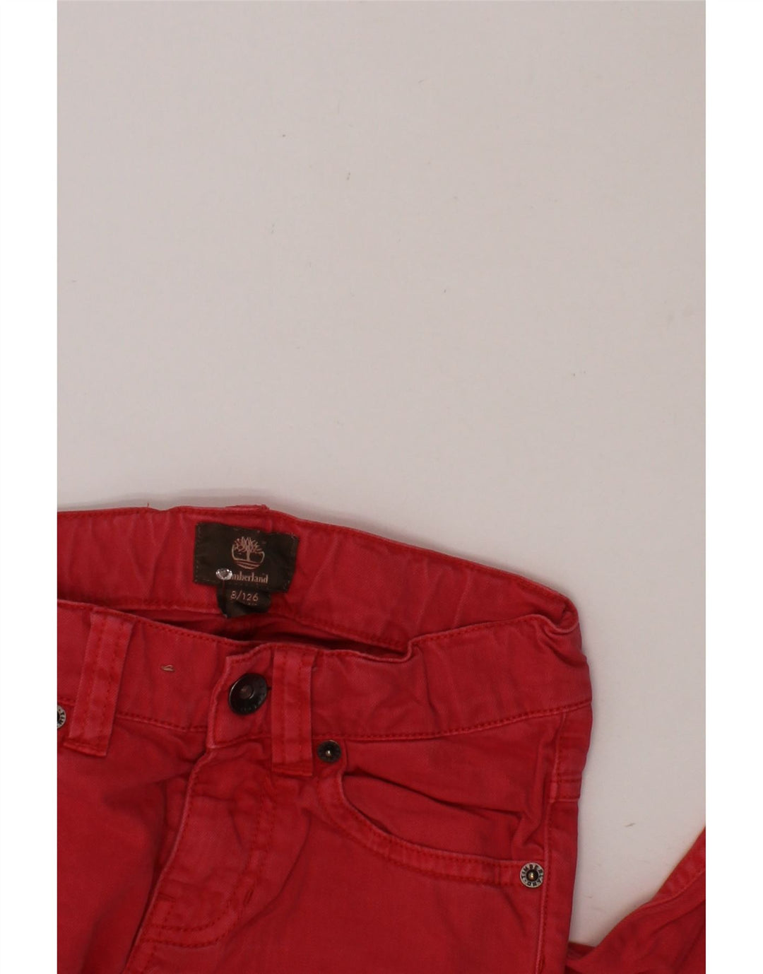 TIMBERLAND Girls Slim Jeans 7-8 Years W23 L22 Pink Cotton Vintage Timberland and Second-Hand Timberland from Messina Hembry 