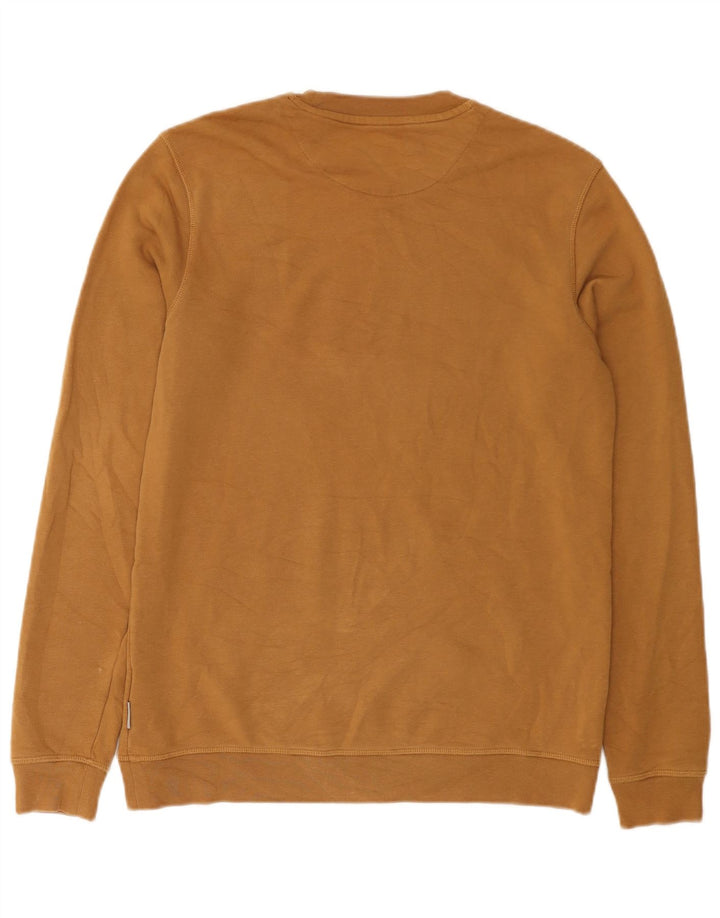Ted Baker moletom gráfico masculino tamanho 2 pequeno algodão marrom