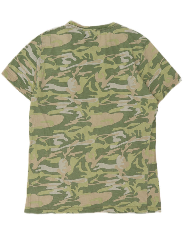 Camiseta gráfica masculina Jeep Top XL camuflagem verde