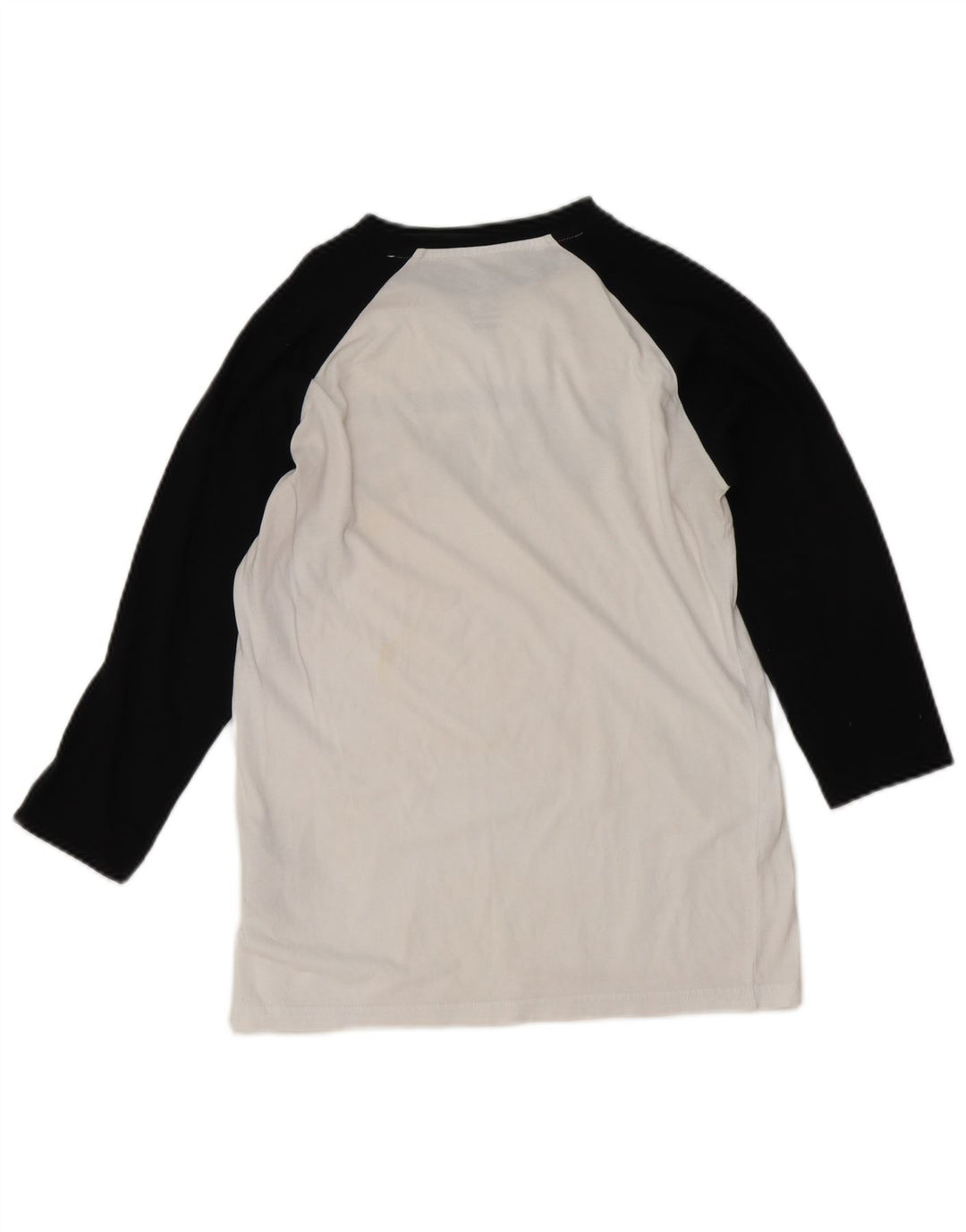 Vans Boys Graphic Top Manga 3/4 12-13 Anos Grande Branco Colorblock