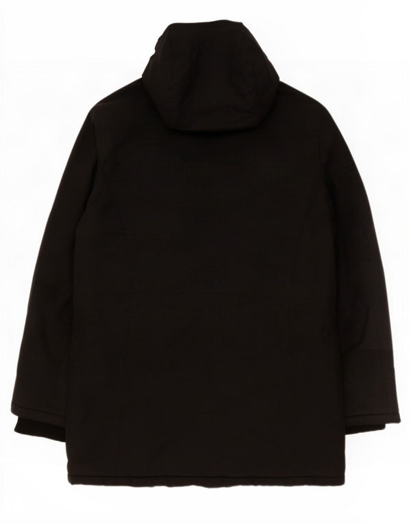 Jaqueta Parka Feminina Superdry UK 14 Grande Poliéster Preto