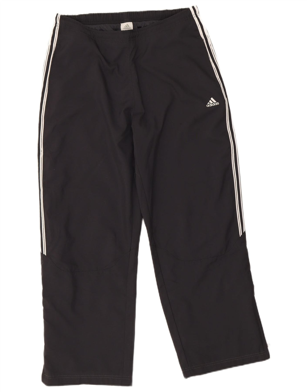 Adidas Womens Tracksuit Calças Joggers UK 14 Médio Preto Poliéster