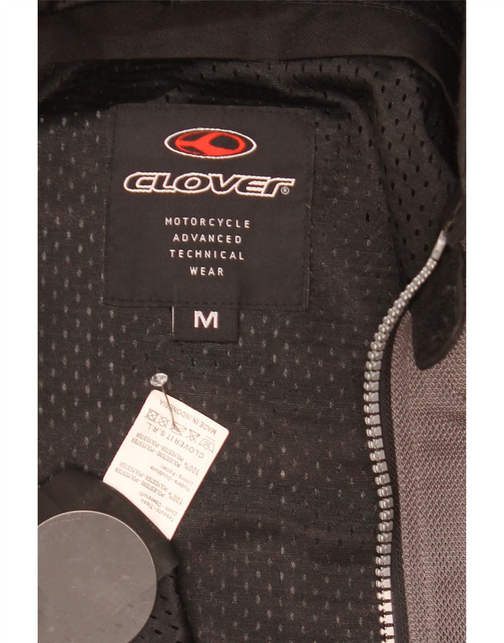 Jaqueta Clover Womens Motorcycle Racer UK 14 Medium Grey Colourblock