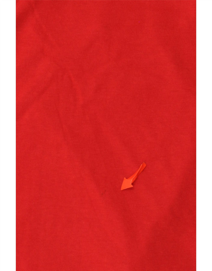Camiseta masculina Kappa Top grande algodão vermelho