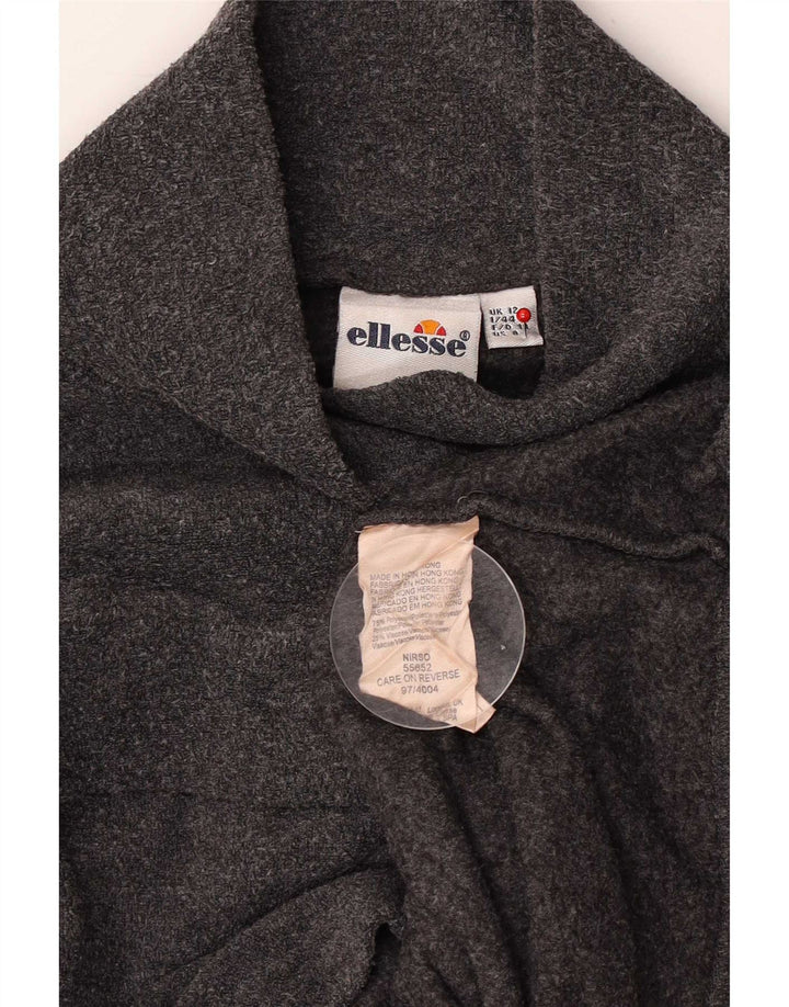 Jumper de lã feminino Ellesse UK 12 poliéster cinza médio