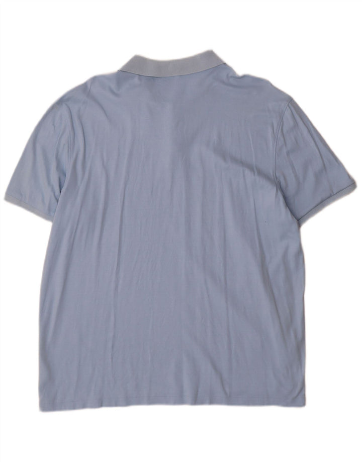 Camisa polo masculina Calvin Klein XL algodão azul