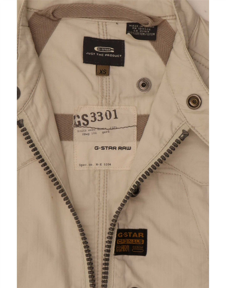 Jaqueta utilitária feminina G-Star UK 6 XS algodão bege