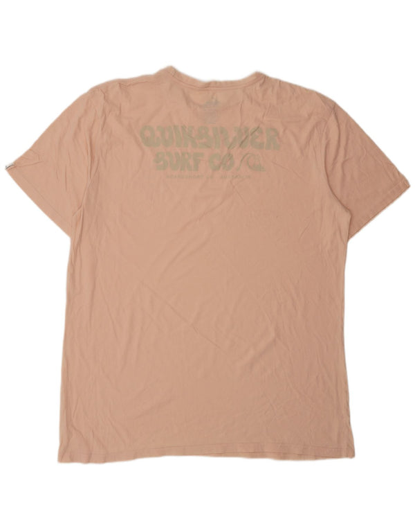 Camiseta masculina Quiksilver Regular Fit Top 2XL algodão rosa