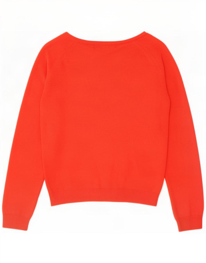 Suéter cardigã feminino Zara Reino Unido 14 grande vermelho