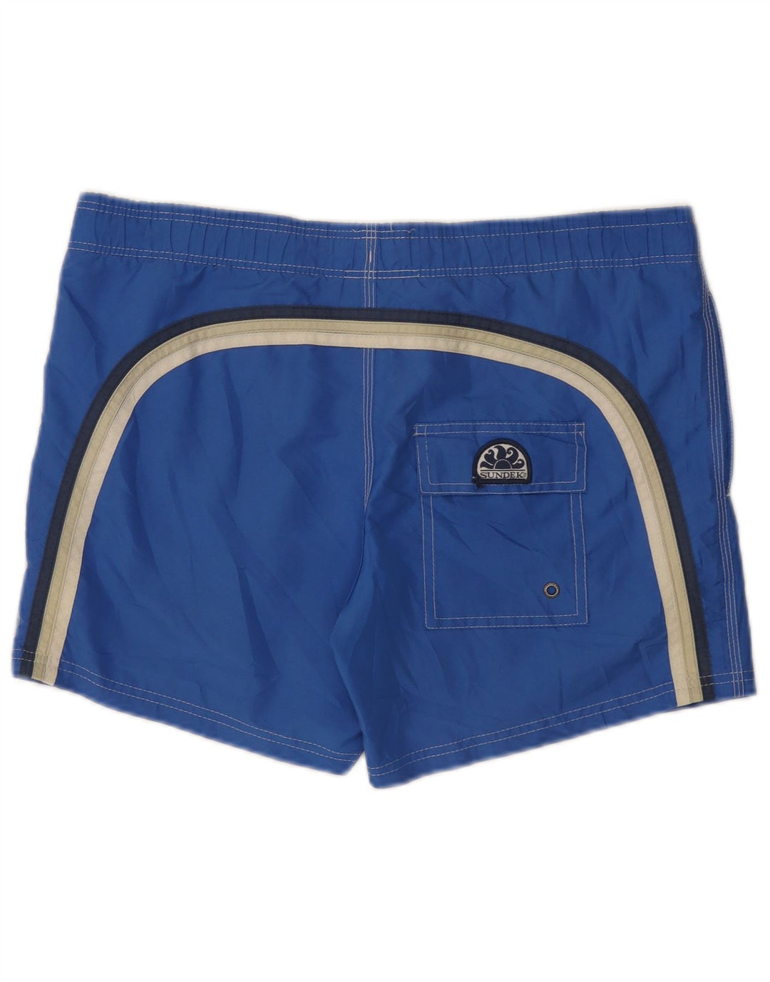 Shorts de natação masculino Sundek grande bloco colorido azul