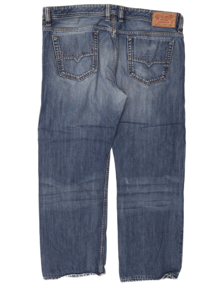 DIESEL Masculino Viker Regular Straight Jeans W38 L27 Azul