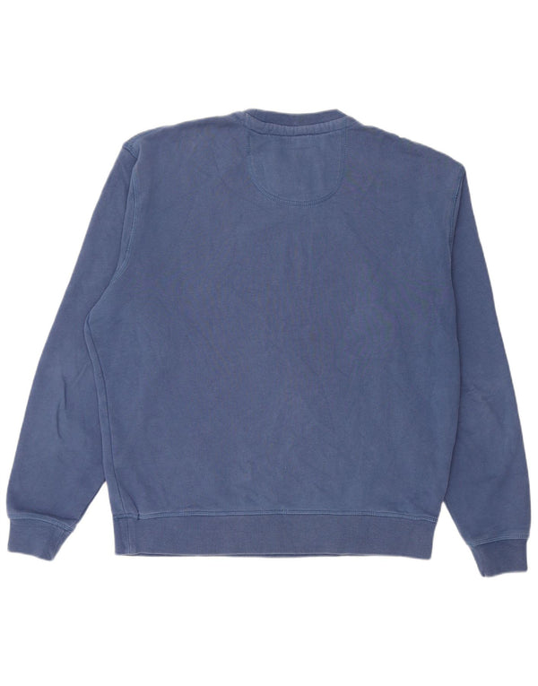 Jack Wills moletom gráfico masculino jumper médio azul algodão