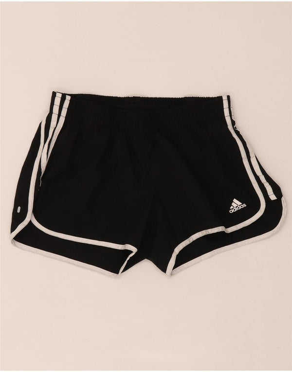 Adidas Womens Primegreen Sport Shorts UK 14 Médio Preto Poliéster