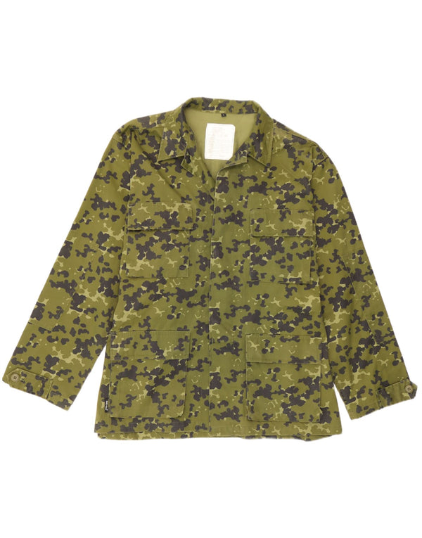 Poliéster verde da camuflagem do revestimento militar Reino Unido 40 dos homens do vintage grande