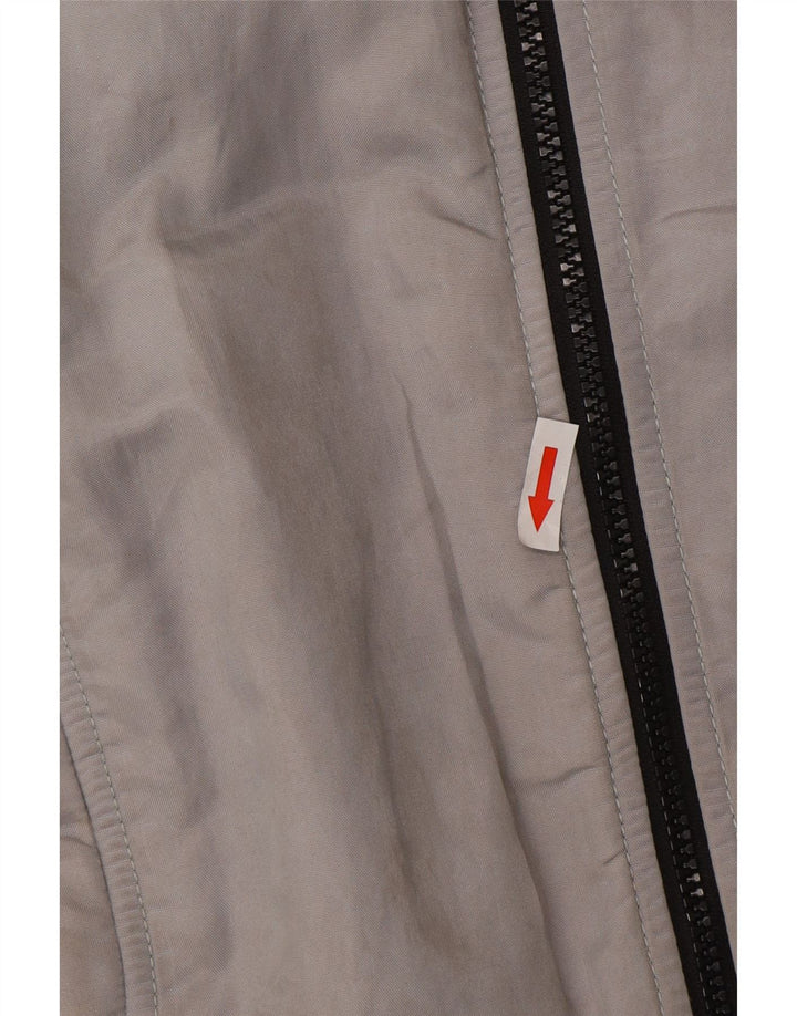 Jaqueta bomber feminina Refrigiwear UK 14 cinza médio colorblock