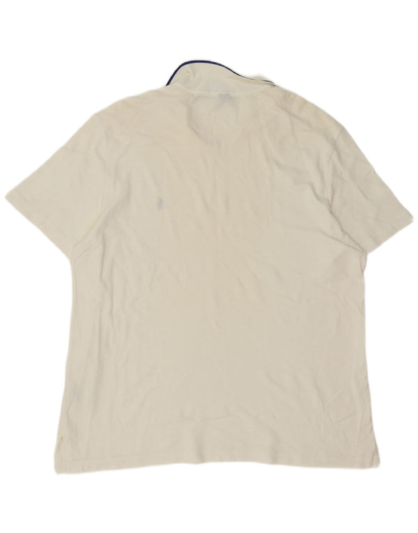 Polo Ralph Lauren Camisa masculina XL algodão branco