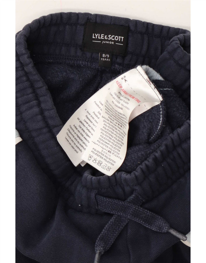 Lyle & Scott Boys Calças de treino Joggers 8-9 anos Azul marinho