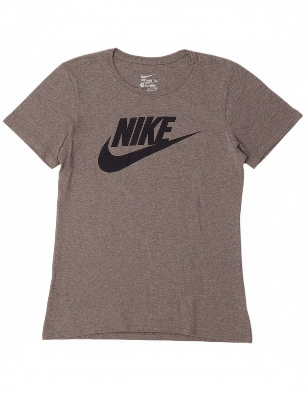 Camiseta Nike masculina gráfica Top pequeno algodão cinza