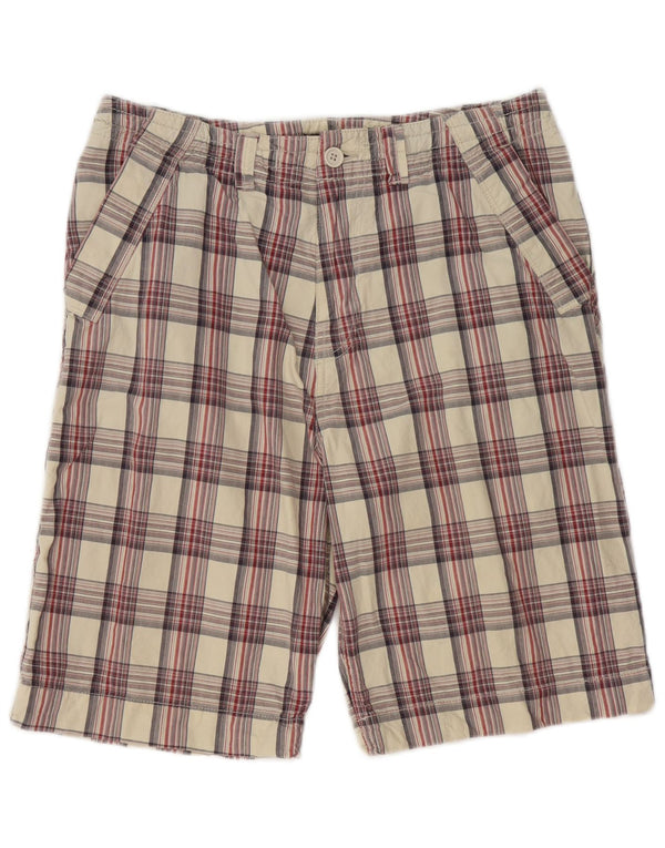 Shorts Chino masculino Ted Baker W32 algodão xadrez médio multicolorido