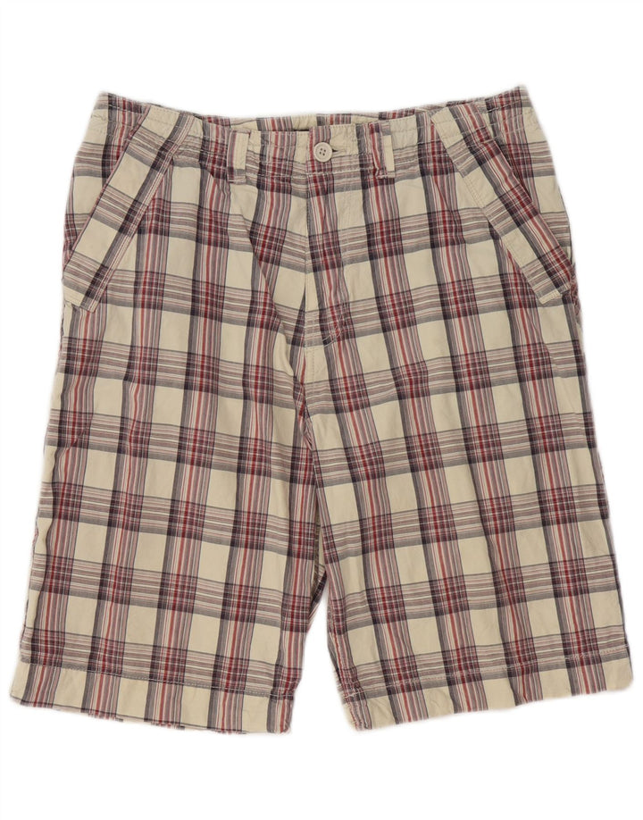 Shorts Chino masculino Ted Baker W32 algodão xadrez médio multicolorido