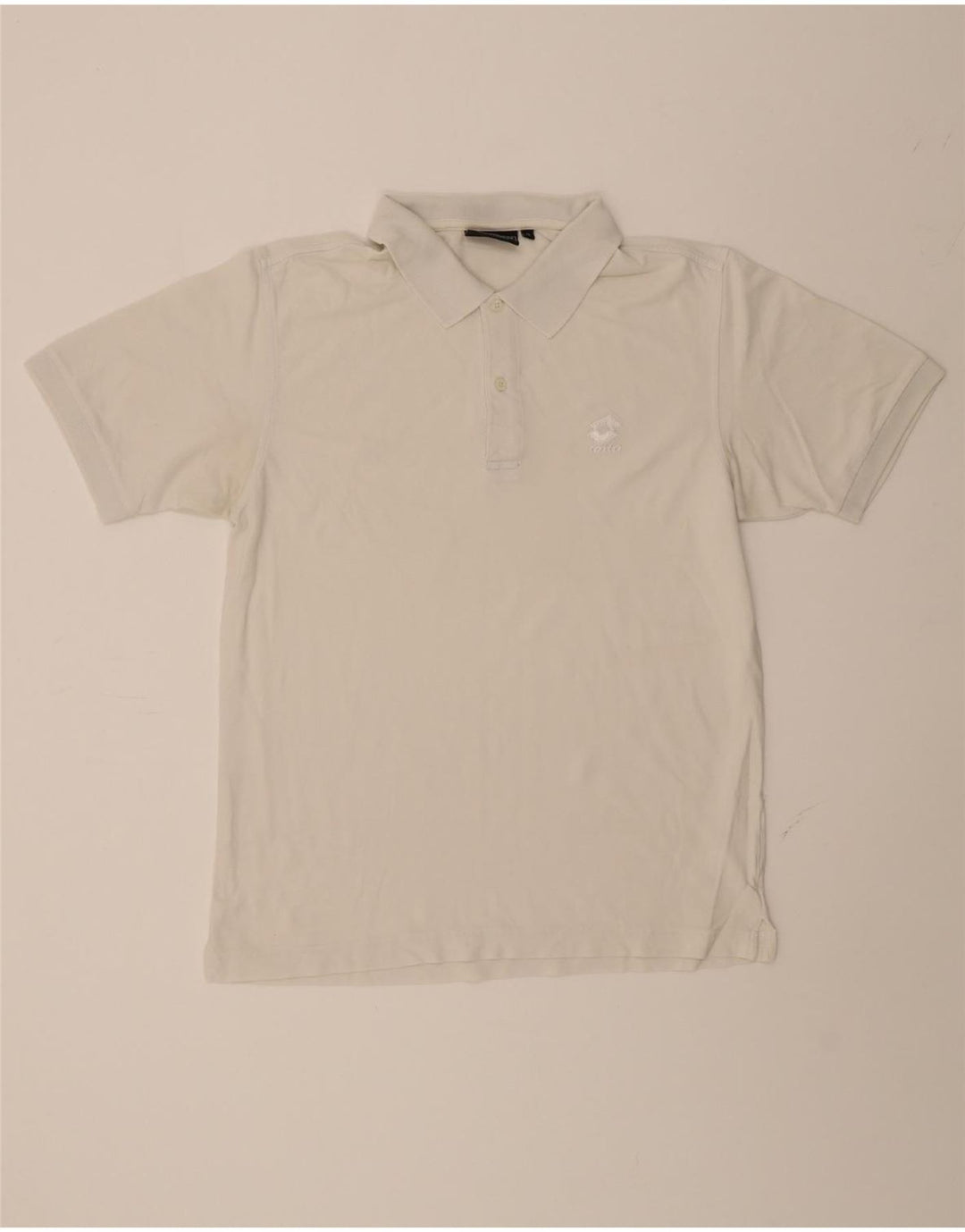 LOTTO Mens Polo Shirt XL White Vintage Lotto and Second-Hand Lotto from Messina Hembry 
