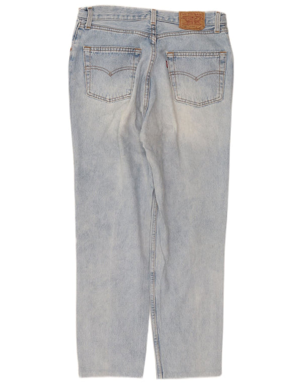Calça jeans feminina Levi's 901 cintura alta reta W30 L26 azul