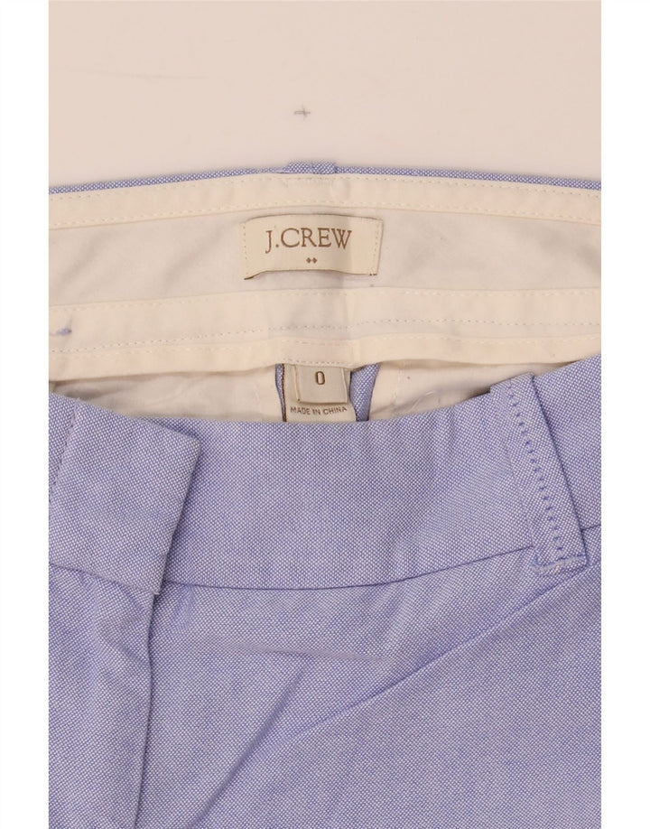 J. CREW Womens Chino Shorts US 0 XS W28 Blue Cotton Vintage J. Crew and Second-Hand J. Crew from Messina Hembry 