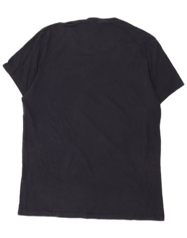 Camiseta masculina Jack Wills Top médio algodão azul marinho
