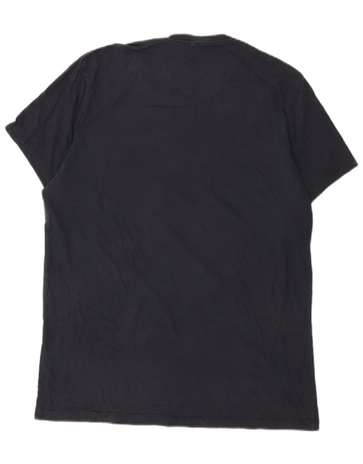 Camiseta masculina Jack Wills Top médio algodão azul marinho
