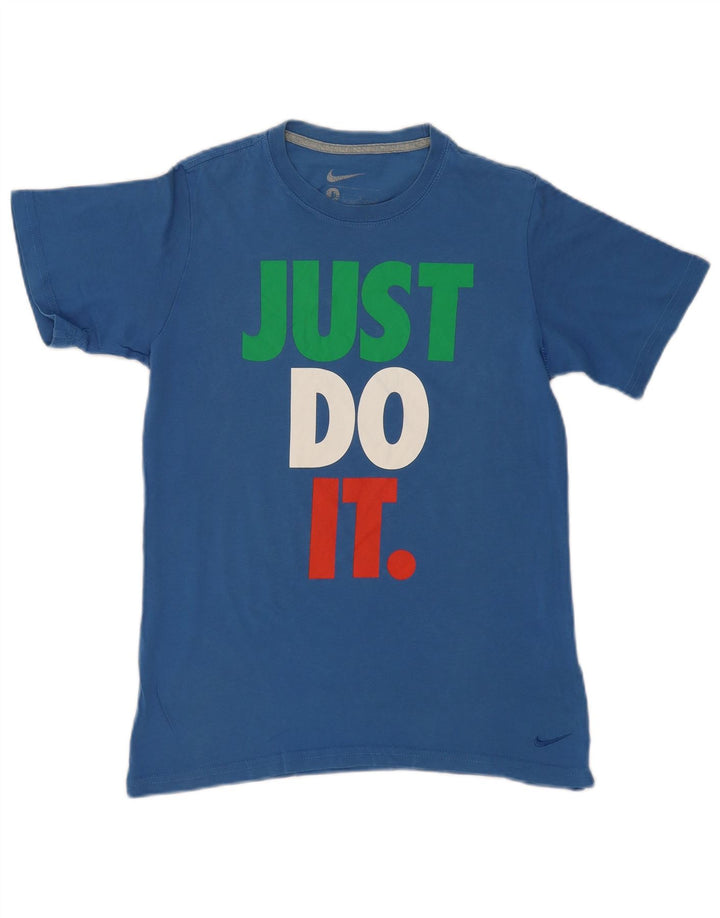 Camiseta gráfica masculina NIKE 12-13 anos grande azul