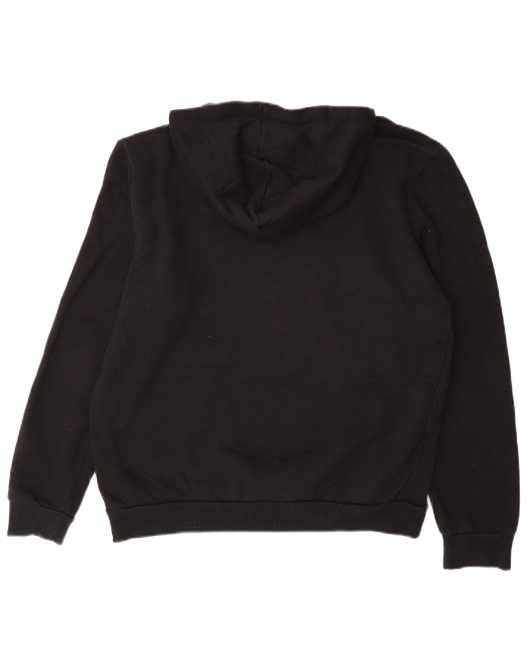 PUMA Mens Graphic Hoodie Jumper Médio Algodão Preto