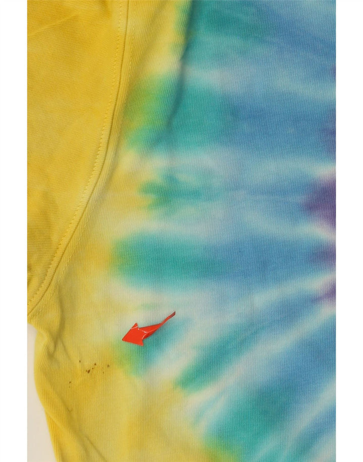 Camiseta Nike masculina gráfica Top Médio Multicolorido Tie Dye Algodão
