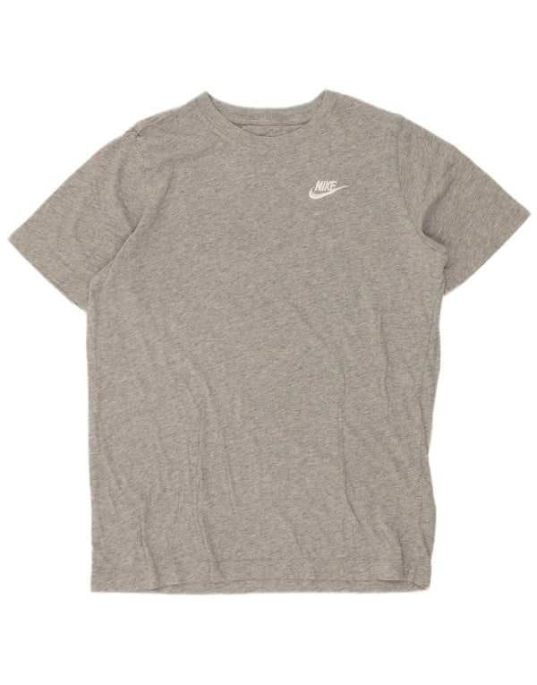 Camiseta Nike Menino Top 13-14 Anos XL Cinza Algodão