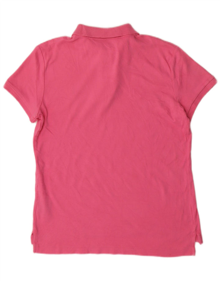Polo masculino RALPH LAUREN médio algodão rosa