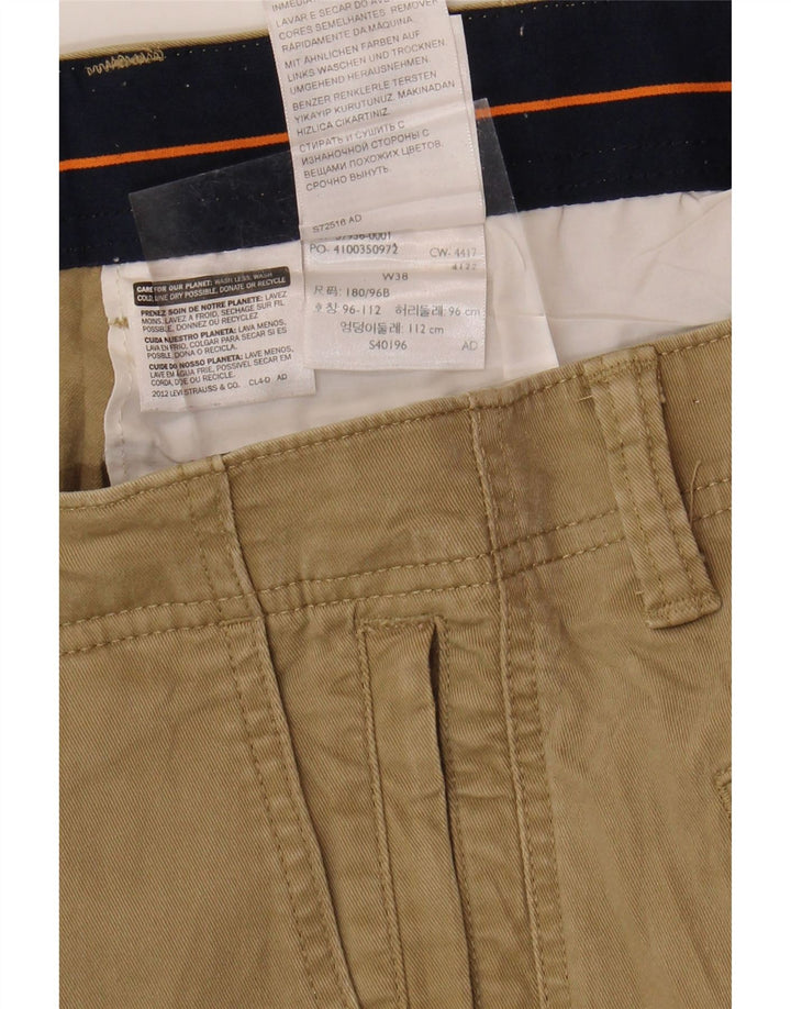 DOCKERS Mens Chino Shorts W38 XL Brown Cotton Vintage Dockers and Second-Hand Dockers from Messina Hembry 