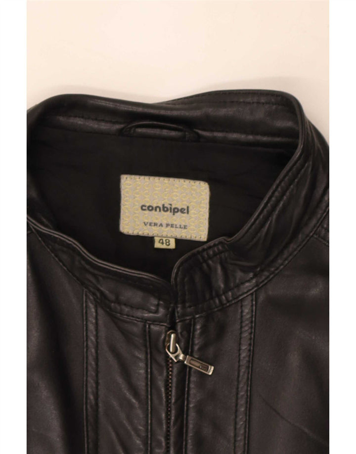 Jaqueta de couro feminina Conbipel IT 48 XL preta