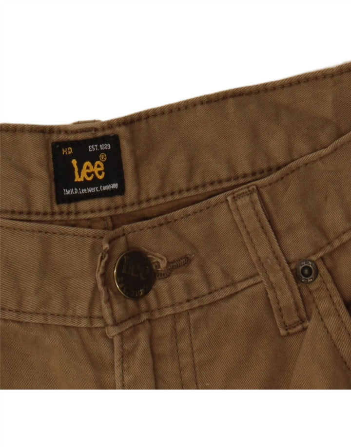 Shorts casuais masculinos LEE W32 médio bege