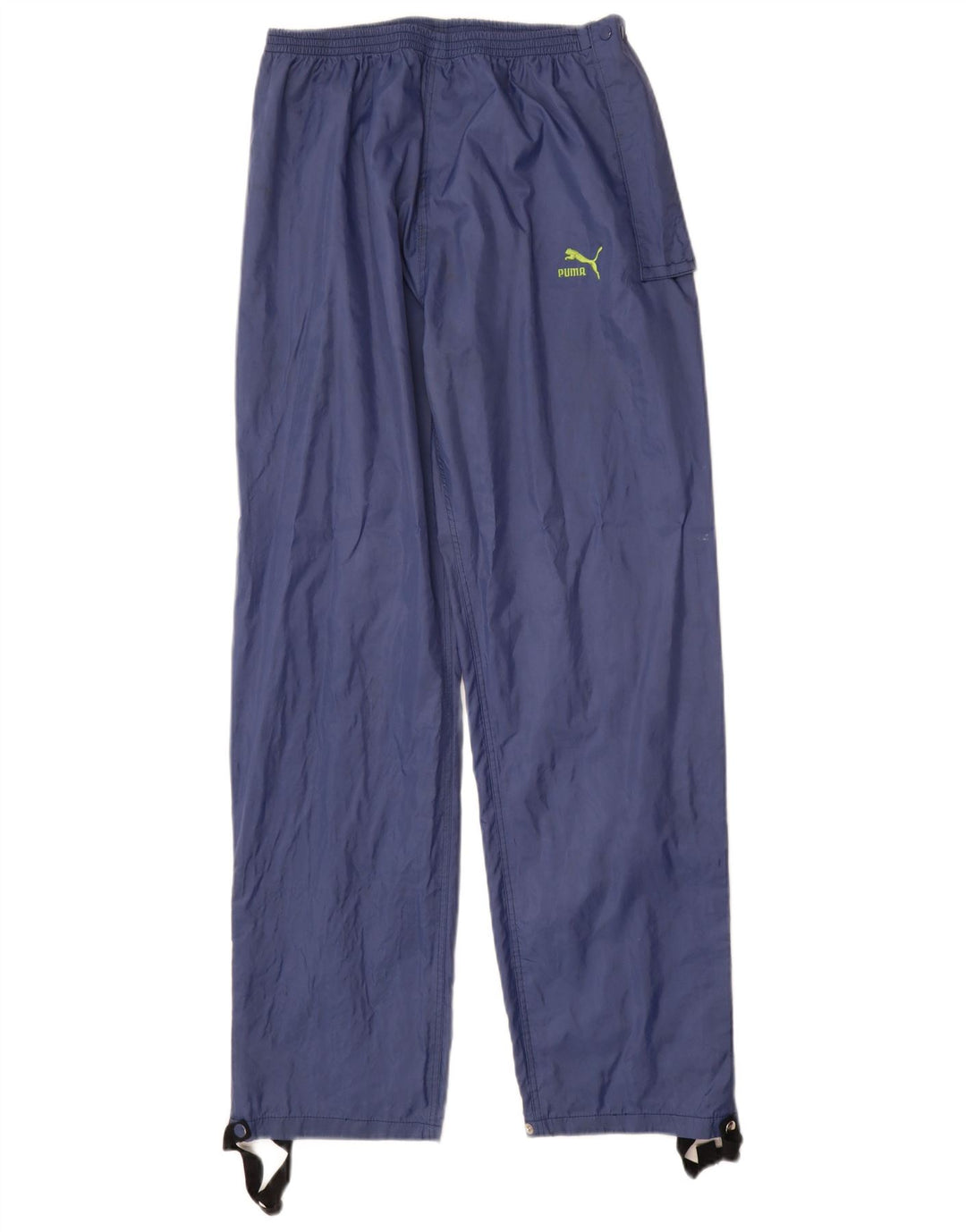 Calça de treino masculina Puma pequena azul marinho poliamida
