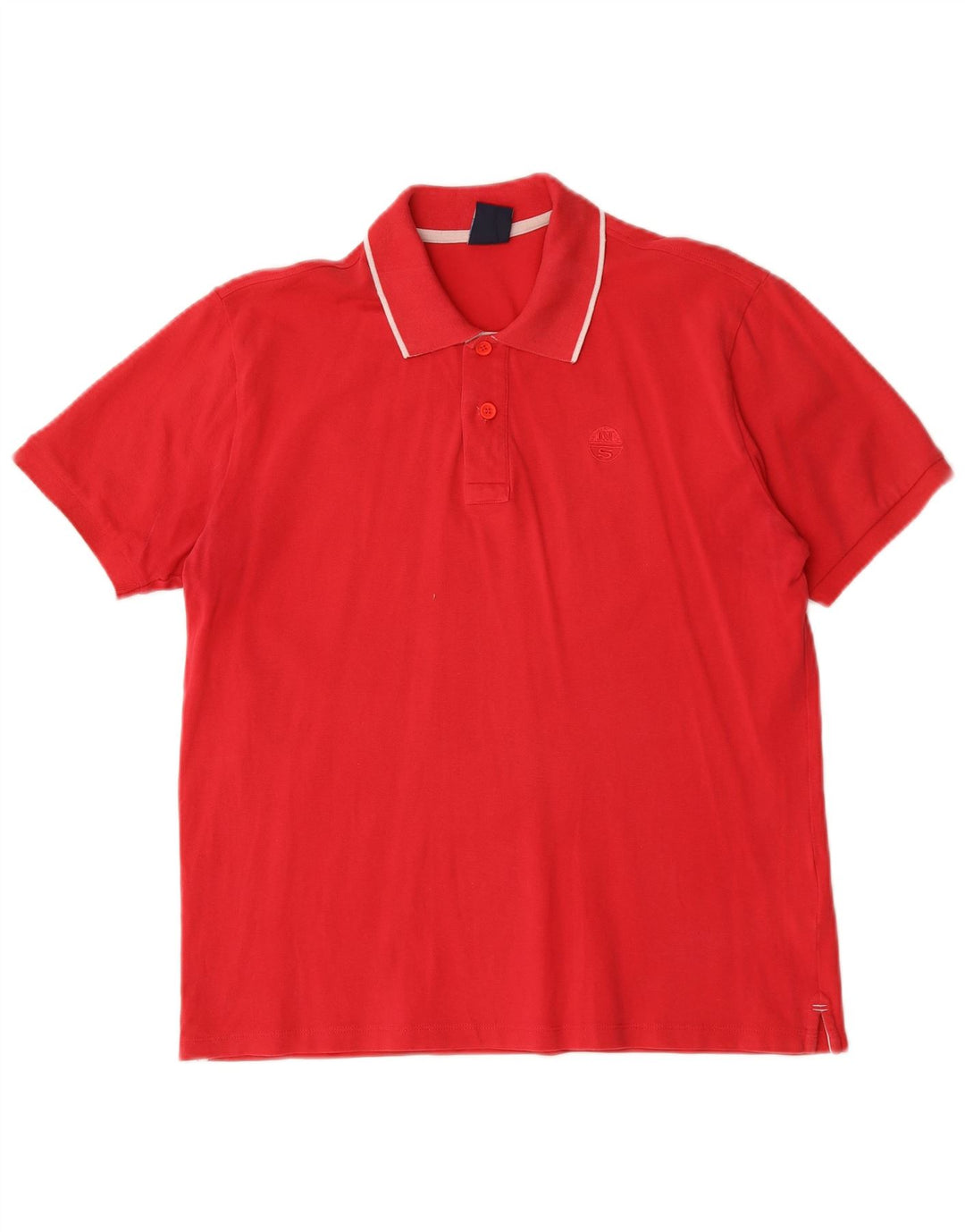 Polo masculino NORTH SAILS médio algodão vermelho