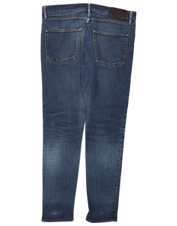 Jeans skinny masculino Marks & Spencer W34 L28 algodão azul